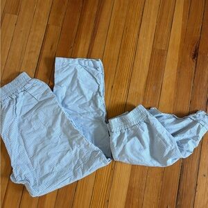 BREEZY BLUE STRIPE BUNDLE SHORTS AND PANTS